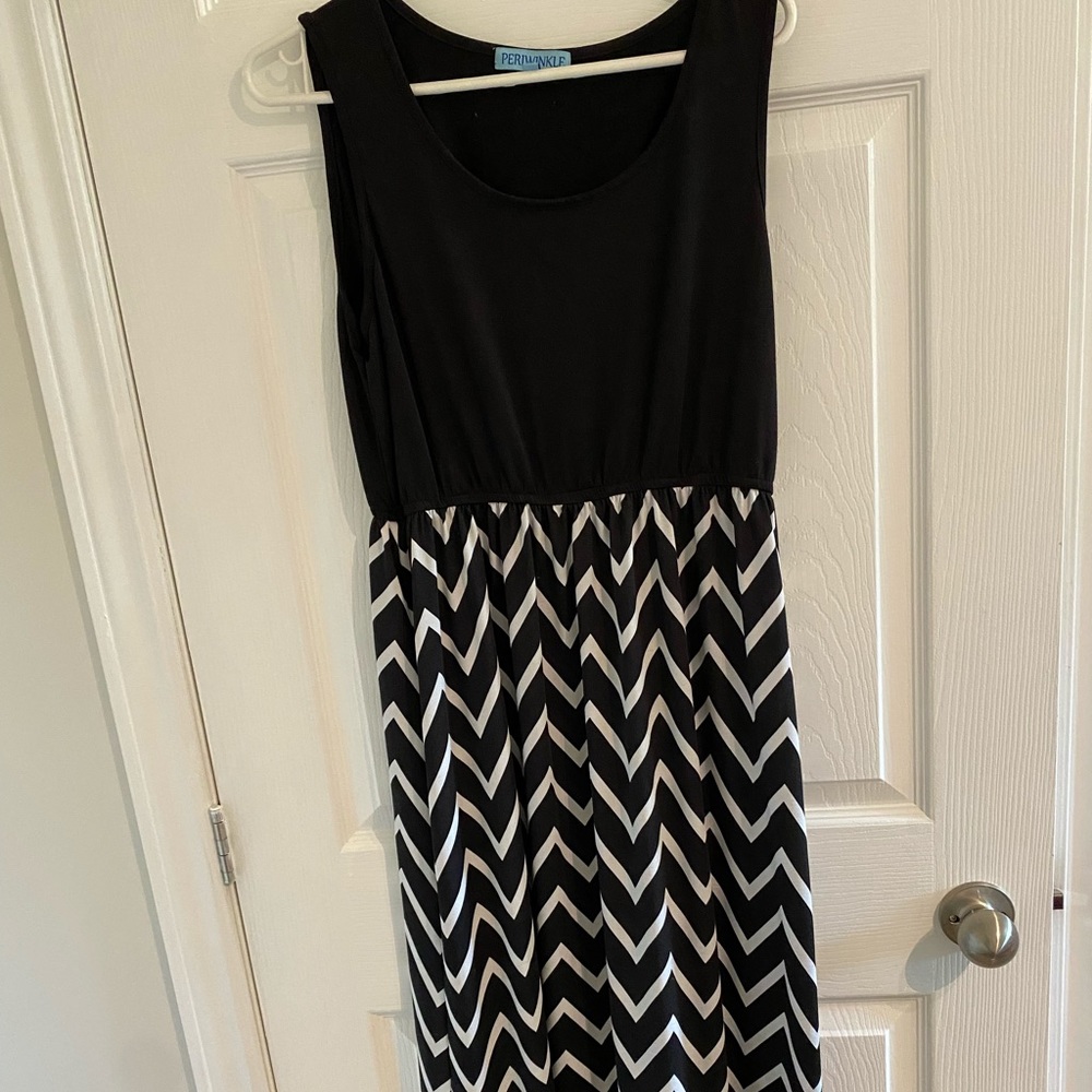 Black maxi dress